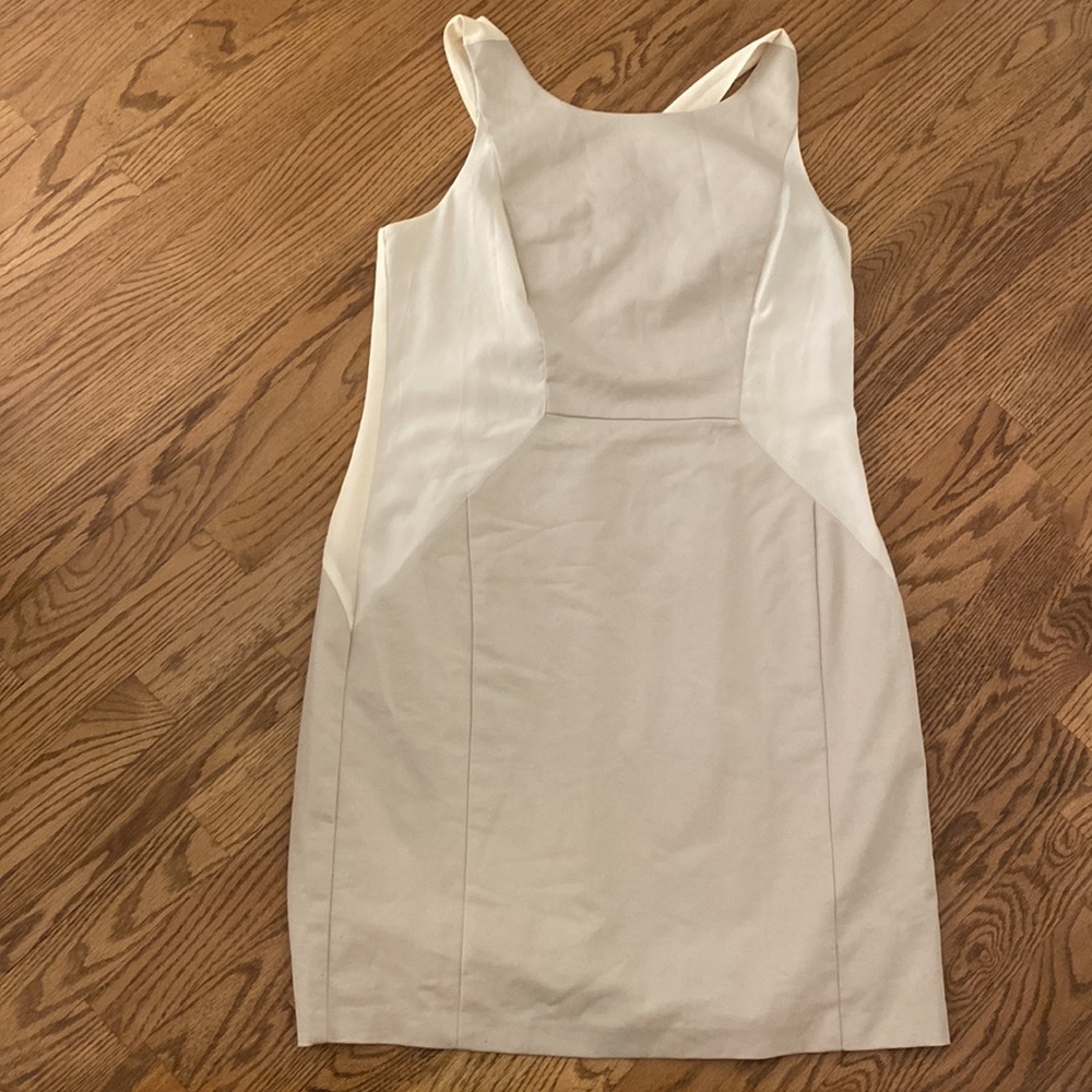 Beautiful DKNY Pumice & Ivory Dress - New with Tags!